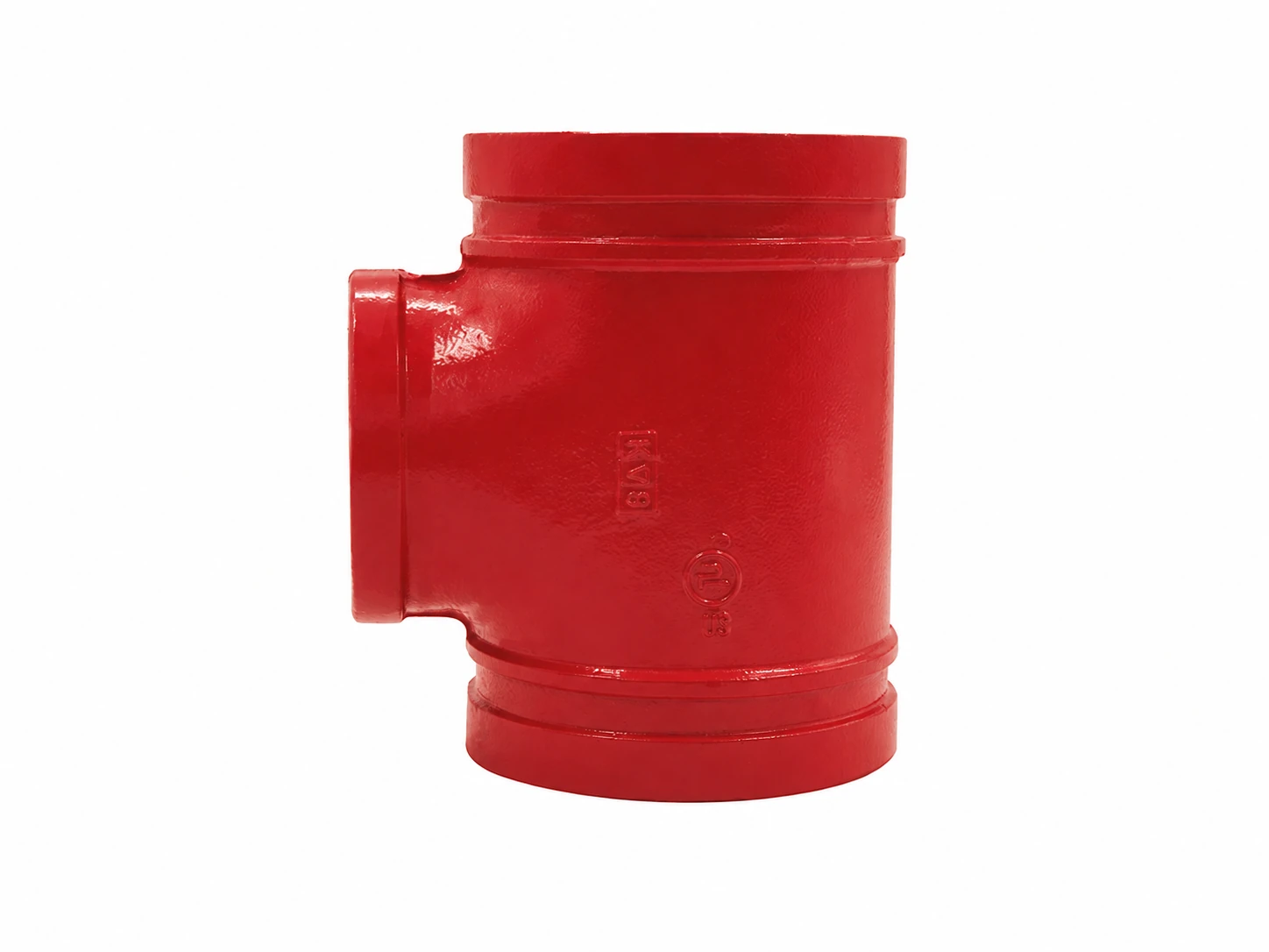 Grooved Tee with Threaded Reducing Branch
