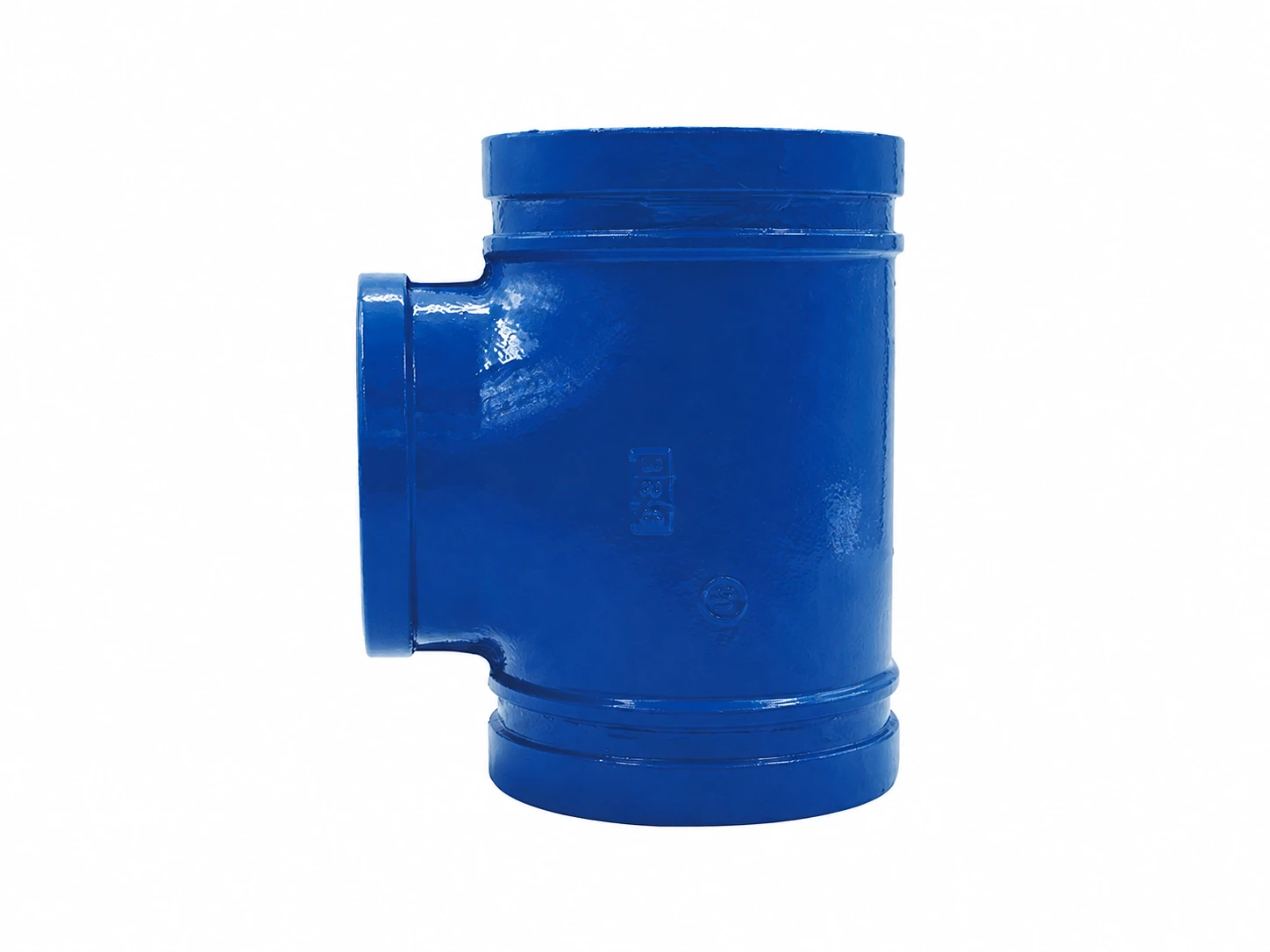 Grooved Tee with Threaded Reducing Branch